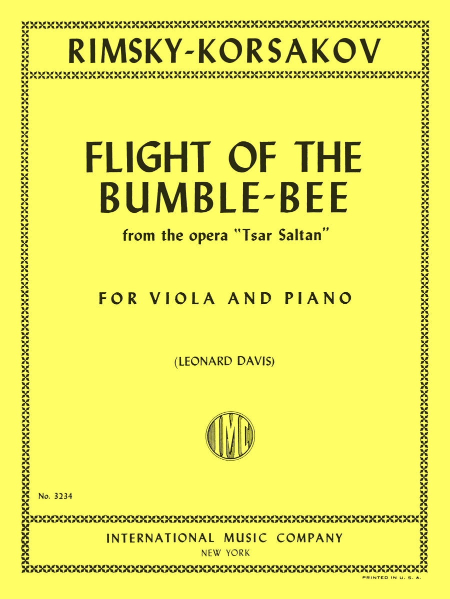 リムスキー＝コルサコフ：The Flight of the Bumble Bee（ヴィオラとピアノ）