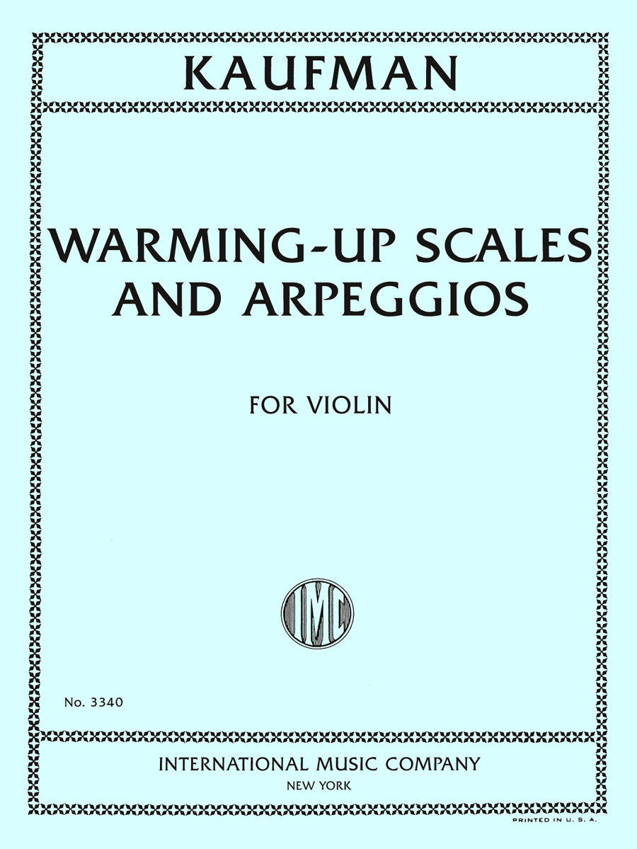カウフマン：Warming-Up Scales（ヴァイオリン独奏）