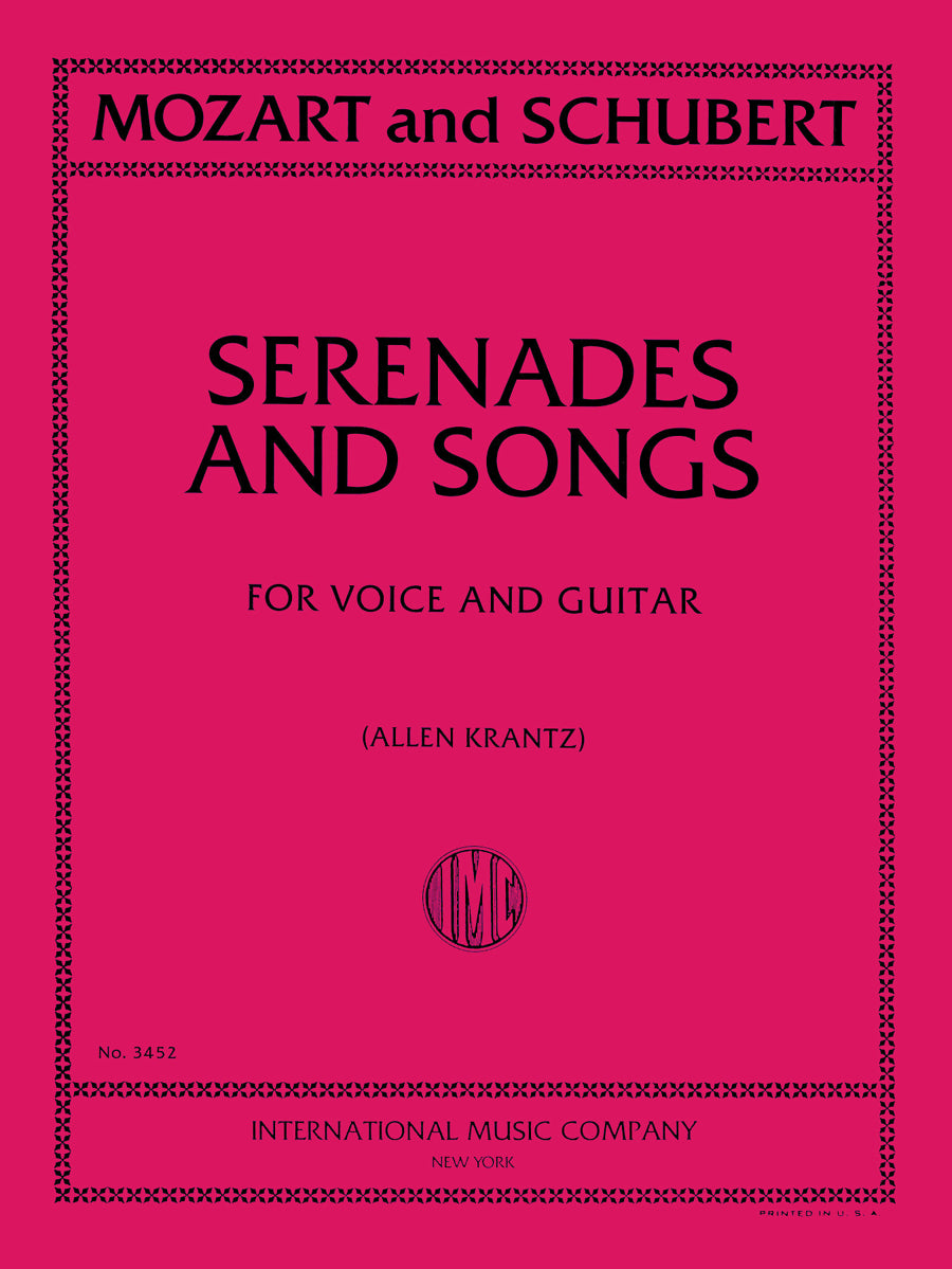 シューベルト：Serenadesと歌曲集（声楽とギター）