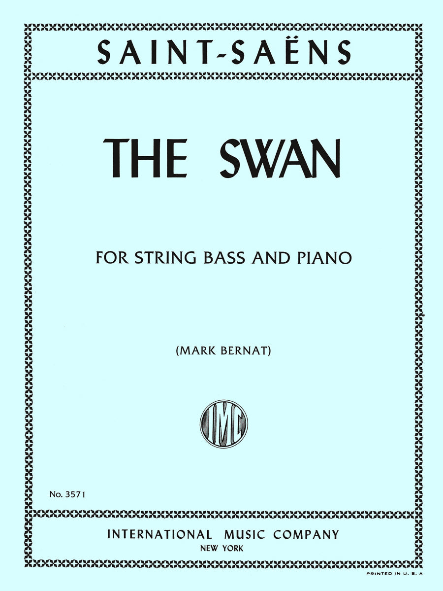 サン＝サーンス：The Swan,よりCarnival of the Animals（コントラバスとピアノ）