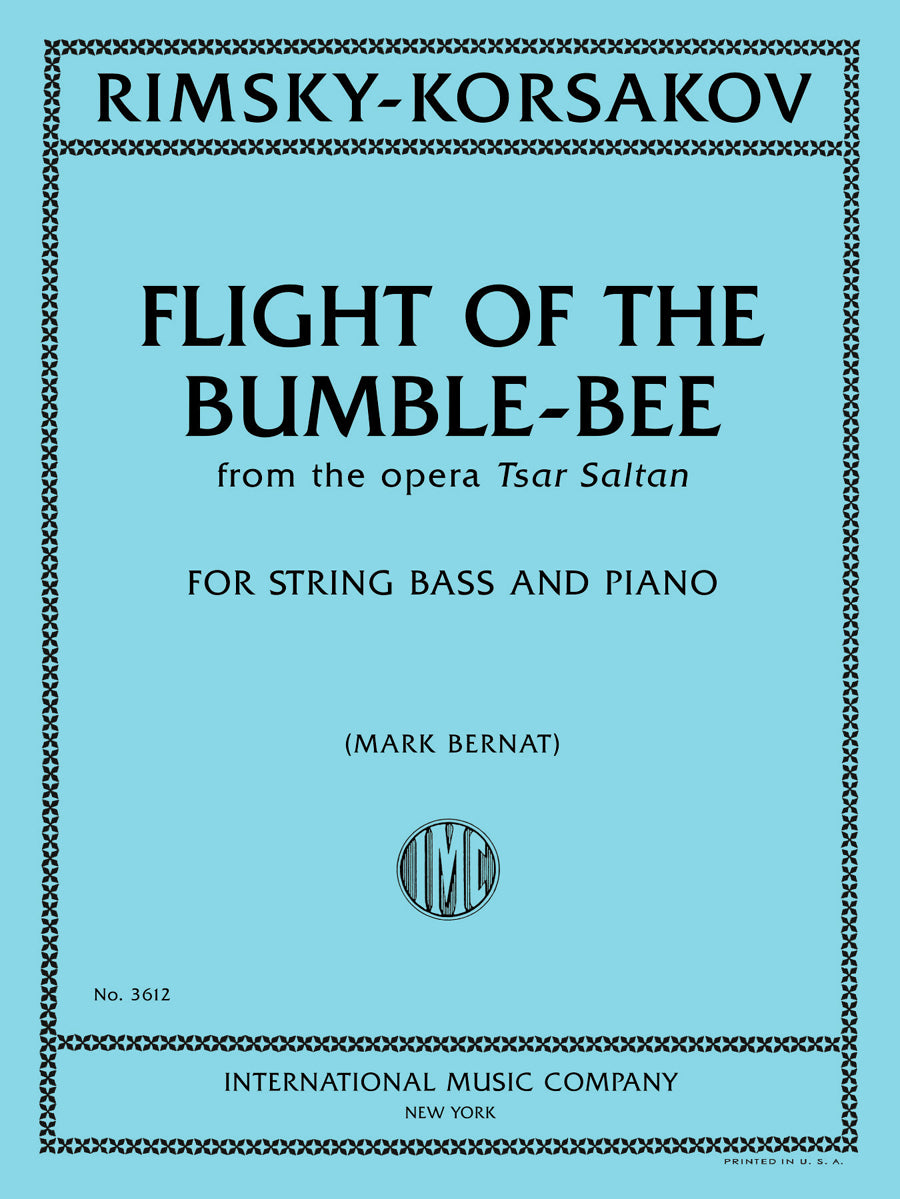 リムスキー＝コルサコフ：Flight of the Bumble-Bee（コントラバスとピアノ）