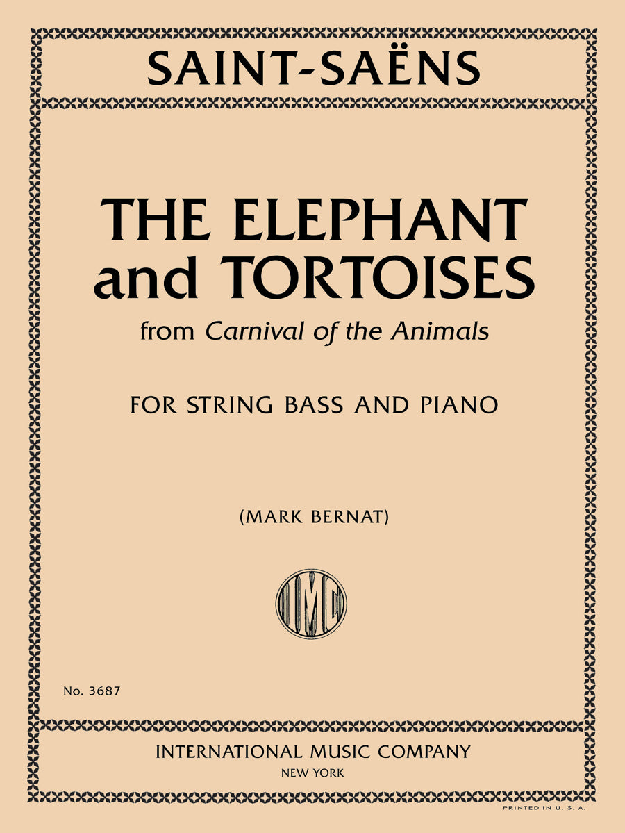 サン＝サーンス：The Elephant and Tortoises,よりCarnival of the Animals（コントラバスとピアノ）