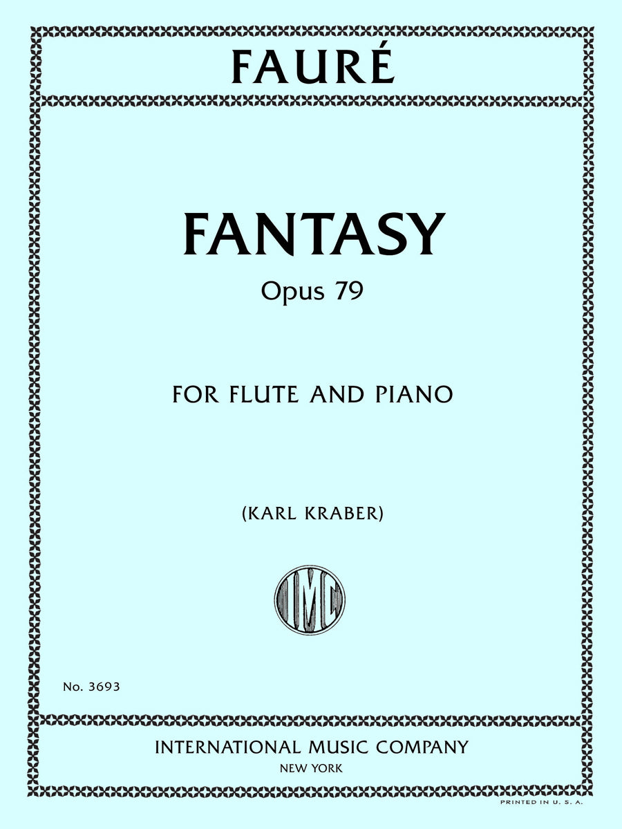 フォーレ：ファンタジー, op. 79（フルートとピアノ）
