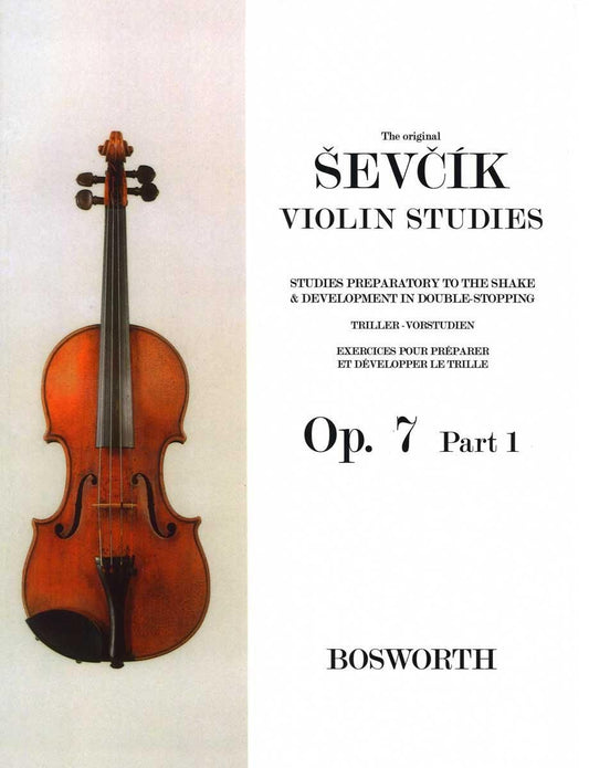 セヴシック（シェフチーク）：トリルとダブルストップの予備練習 op. 7 - 1