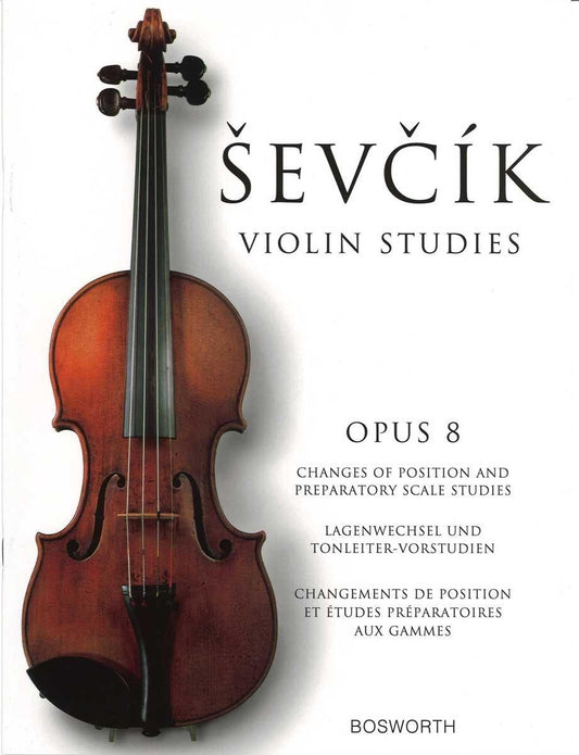 セヴシック（シェフチーク）：ポジションの移動と音階の予備練習 op. 8