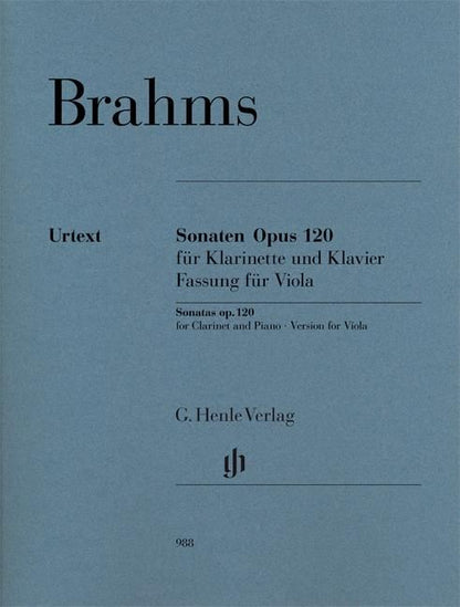 ブラームス：クラリネット・ソナタ op. 120 - 1 op. 120 - 2