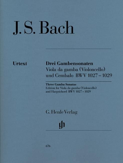 バッハ：3つのチェロ・ソナタ BWV 1027 - 1029