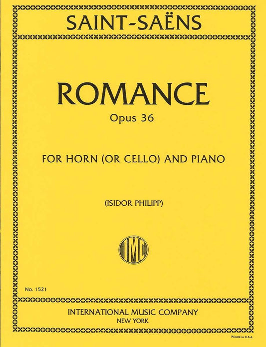 サン＝サーンス： ロマンス ヘ長調 op. 36