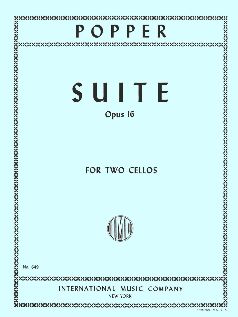 ポッパー：組曲 op.16（2本のチェロ）