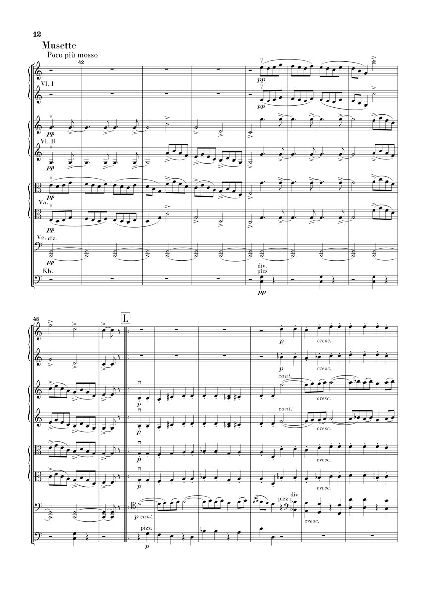 グリーグ：ホルベア組曲 Op.40 ポケットスコア版