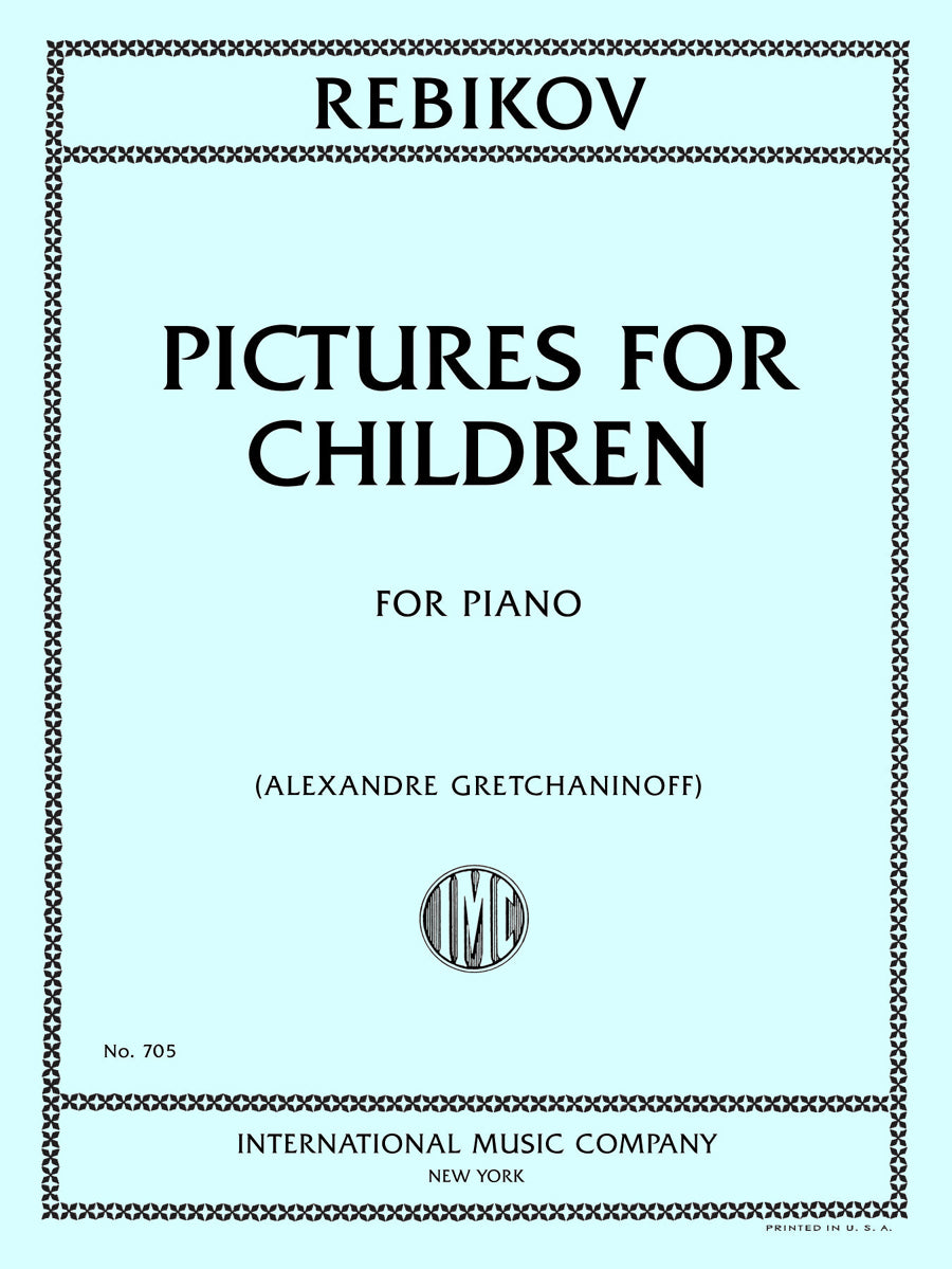 レビコフ：絵画的小品集 子供のための op.37（ピアノ独奏）