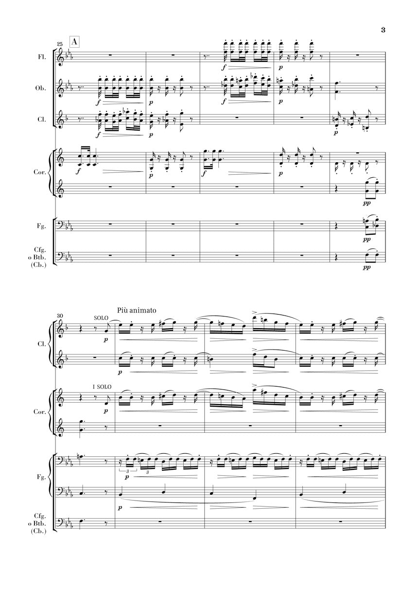 シュトラウス：管楽合奏のためのセレナード 変ホ長調 op. 7