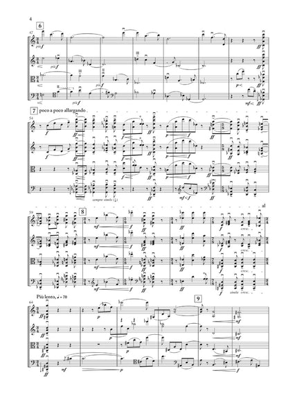 バルトーク：弦楽四重奏曲 第3番