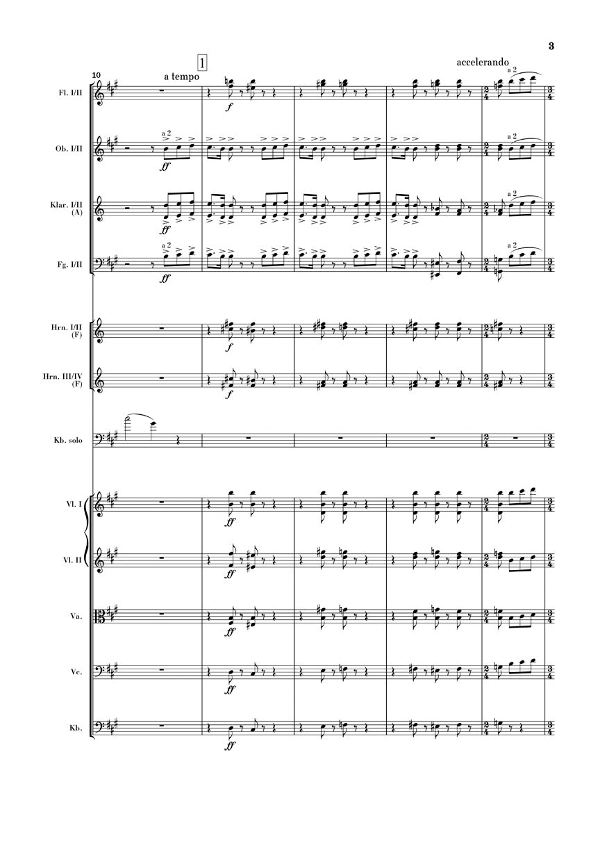 クーセヴィツキー：コントラバス協奏曲 op. 3