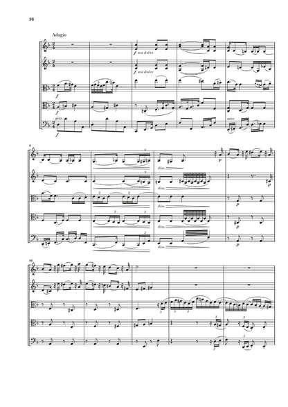 ブラームス：弦楽五重奏曲 第2番 ト長調 op. 111