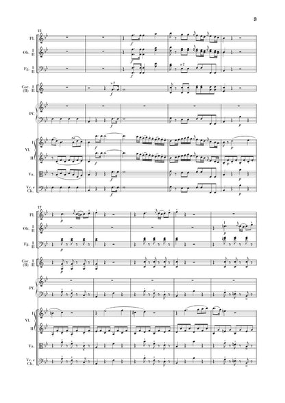 スコア／モーツァルト：ピアノ協奏曲 第27番 変ロ長調 K.595