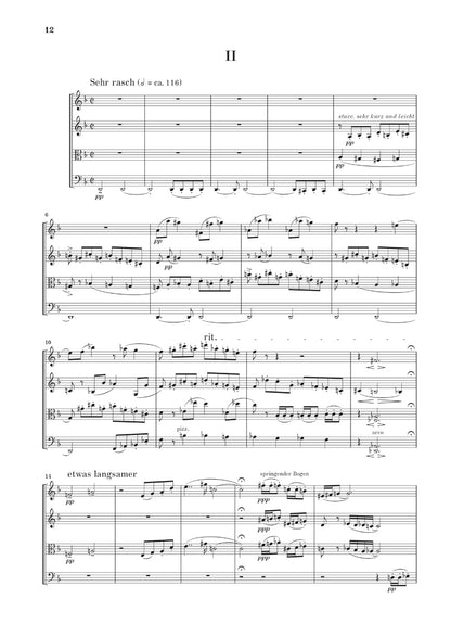 シェーンベルク：弦楽四重奏曲 第2番 嬰へ短調 op. 10