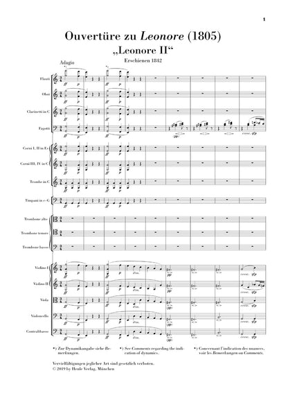 ベートーヴェン：歌劇「レオノーレ」序曲 第2番 Op. 72a（1805年）