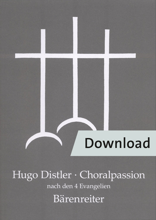 合唱／ディストラー：4つの福音書によるコラール受難曲 op. 7【デジタル版】