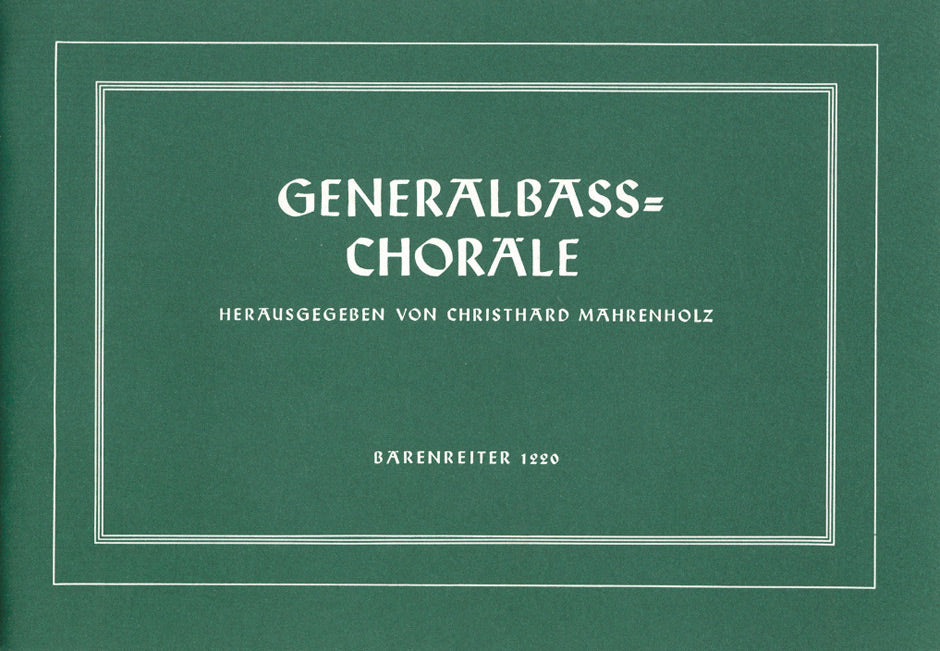 オルガン／Generalbaß-Chorale
