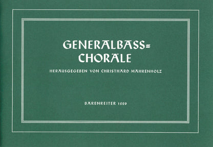 オルガン／Generalbaß-Chorale