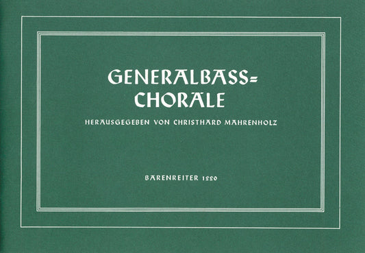 オルガン／Generalbaß-Chorale