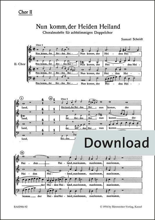 合唱／シャイト：いざ来ませ、異教徒の救い主（10冊セット）【デジタル版】