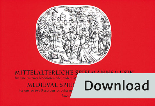 スコア／中世の吟遊楽士の音楽【デジタル版】