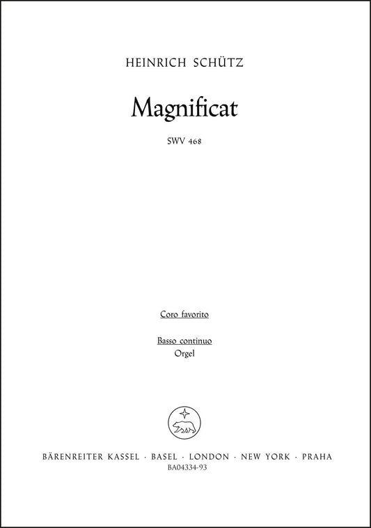 合唱／シュッツ：マニフィカト SWV 468（10冊セット）