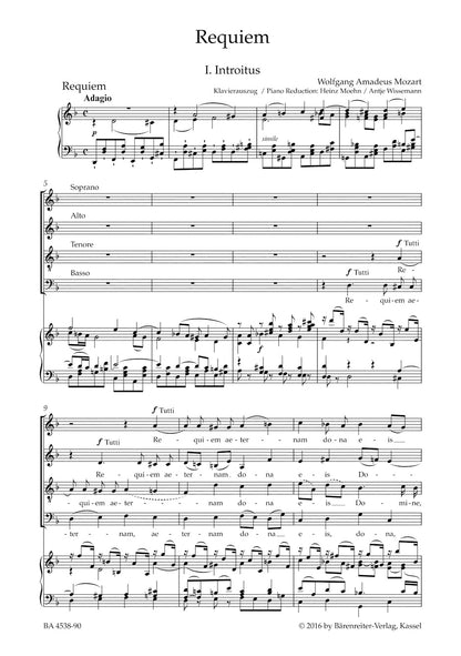 合唱／モーツァルト：レクイエム K. 626