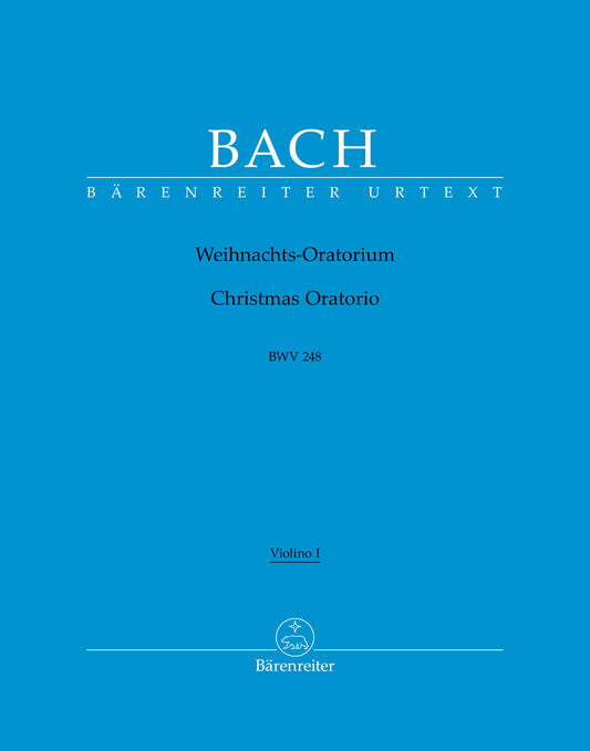 バッハ：クリスマス・オラトリオ BWV 248（第1ヴァイオリンパート譜）（3冊セット）