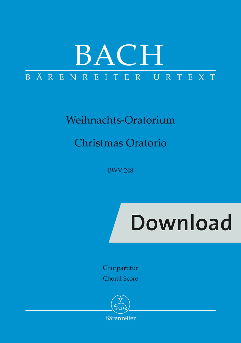 合唱／バッハ：クリスマス・オラトリオ BWV 248（10冊セット）【デジタル版】