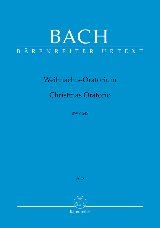 バッハ：クリスマス・オラトリオ BWV 248（アルトパート譜）（10冊セット）
