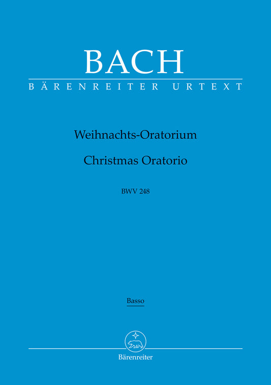 バッハ：クリスマス・オラトリオ BWV 248（バス・パート譜）（バスパート譜）（10冊セット）