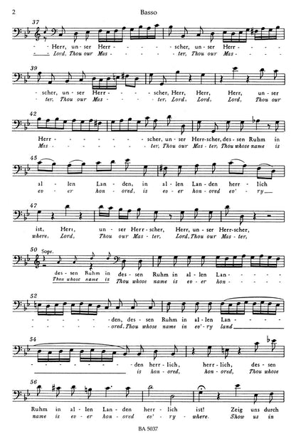 バッハ：ヨハネ受難曲 BWV 245（バス・パート譜）（バスパート譜）（10冊セット）