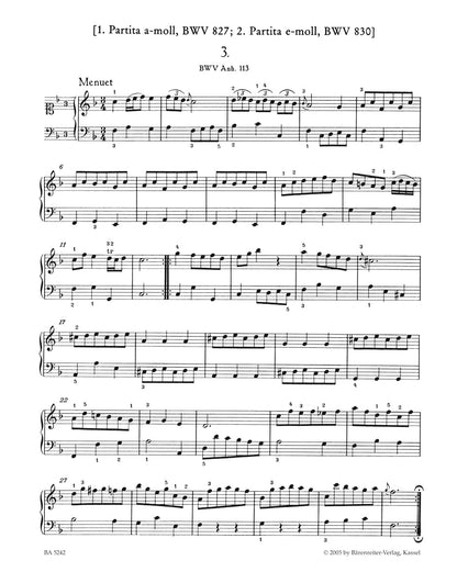 ピアノ／バッハ：アンナ・マグダレーナ・バッハのための音楽帖（1725年）