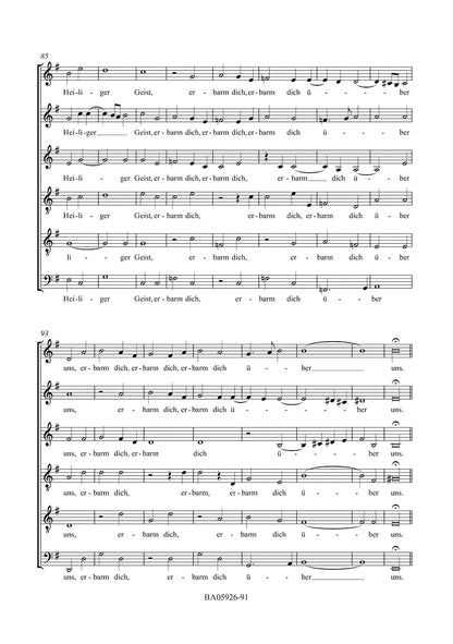 合唱／シュッツ：音楽による葬送礼拝 SWV 279-281（10冊セット）