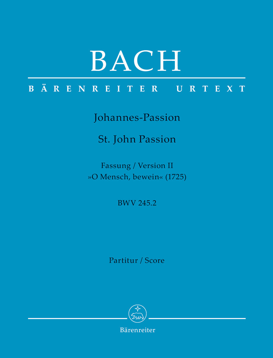 合唱／バッハ：ヨハネ受難曲「おお人よ、汝の大いなる罪を嘆け」BWV 245.2