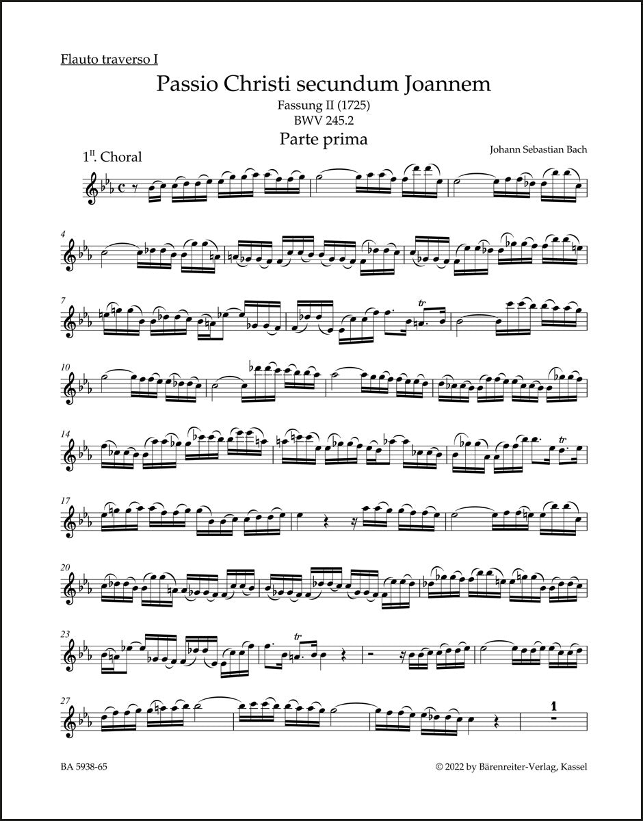 バッハ：ヨハネ受難曲「おお人よ、汝の大いなる罪を嘆け」BWV 245.2