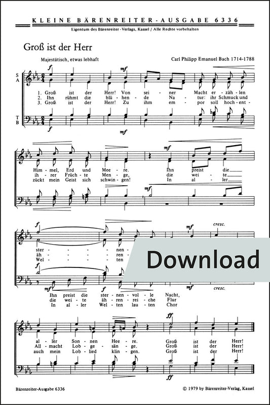 合唱／3つの宗教的歌曲集（10冊セット）【デジタル版】