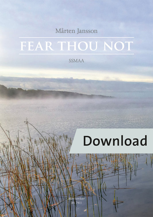 合唱／ヤンソン：Fear Thou Not（10冊セット）【デジタル版】