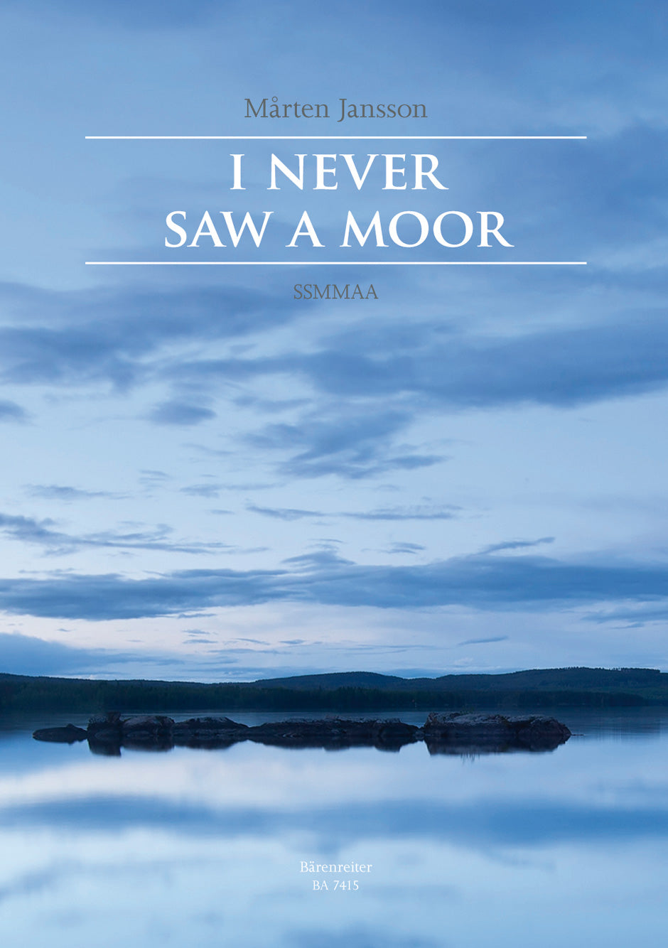 合唱／ヤンソン：I Never Saw a Moor（10冊セット）