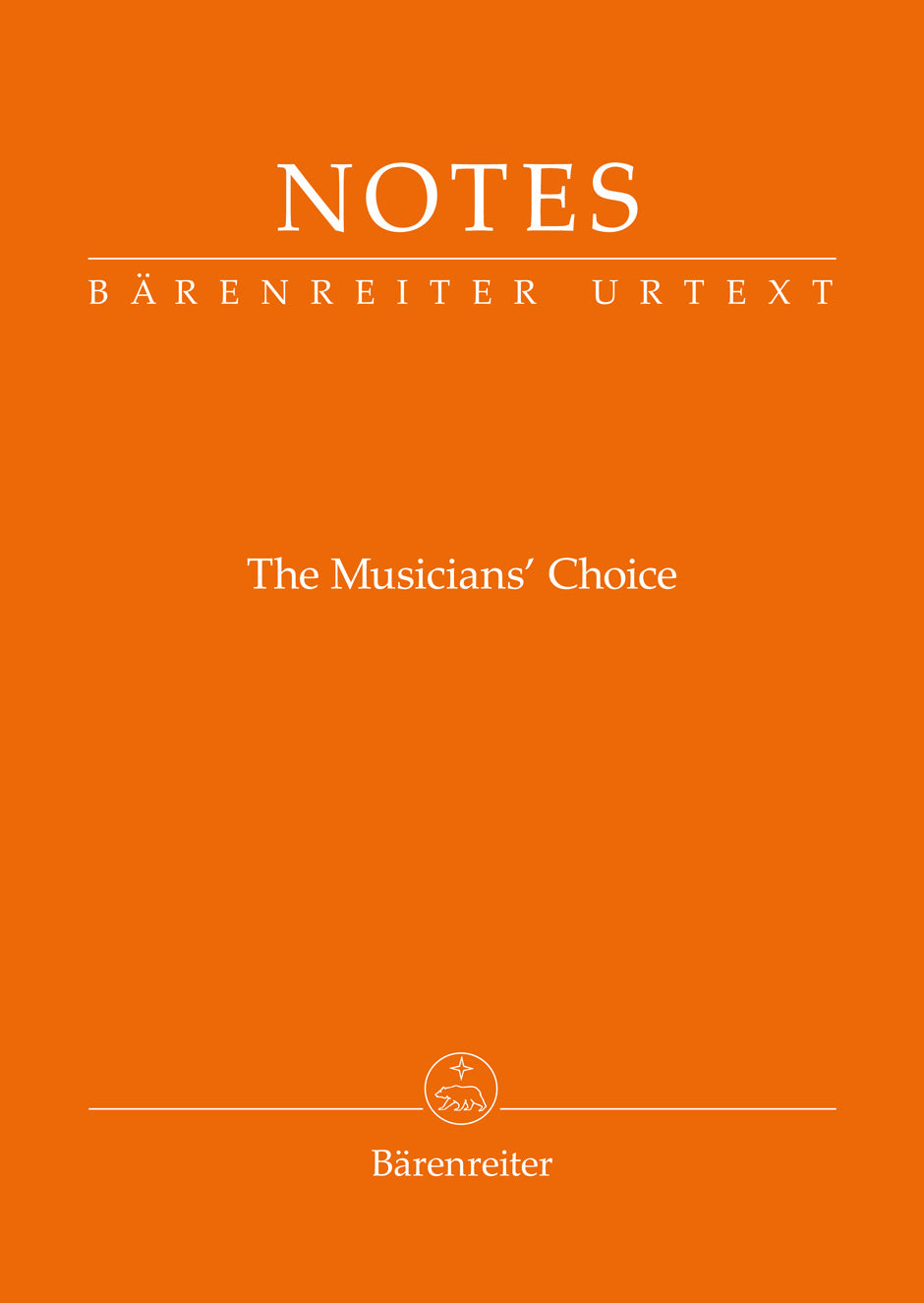 スコア／Notes: The Musician's Choice（10冊セット）