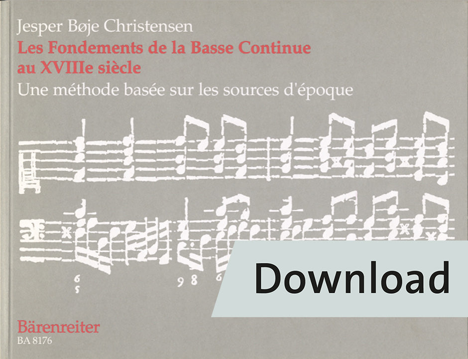 オルガン／クリステンセン：18世紀における通奏低音の基礎【デジタル版】