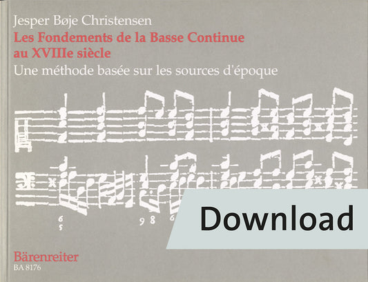 オルガン／クリステンセン：18世紀における通奏低音の基礎【デジタル版】