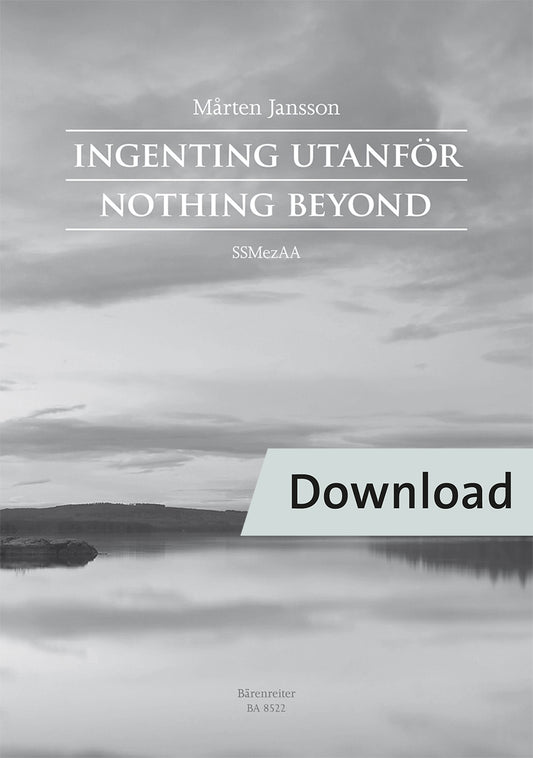 合唱／ヤンソン：Ingenting utanfor（10冊セット）【デジタル版】