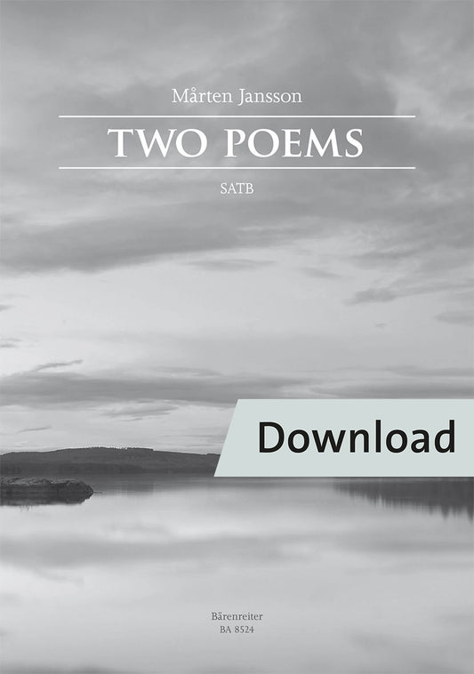 合唱／ヤンソン：2つの詩（10冊セット）【デジタル版】