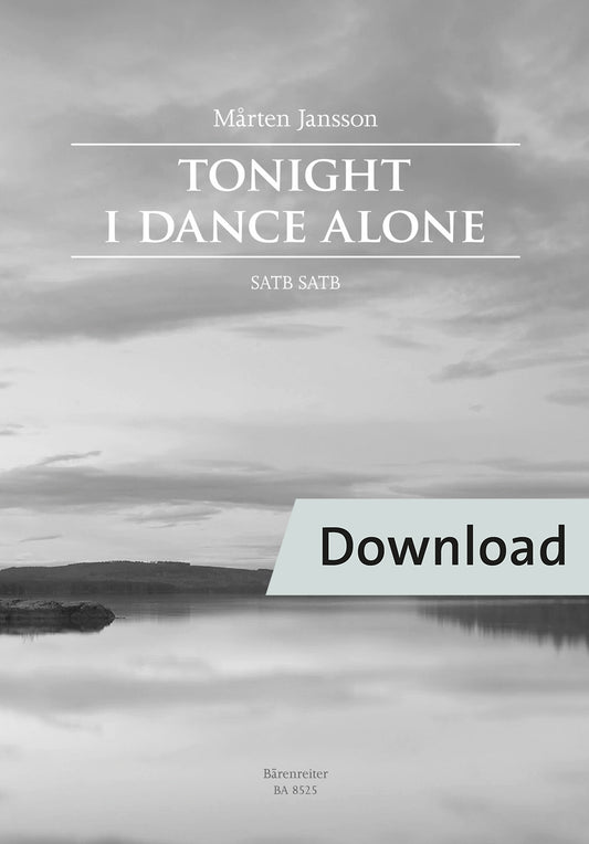 合唱／ヤンソン：Tonight I Dance Alone（10冊セット）【デジタル版】