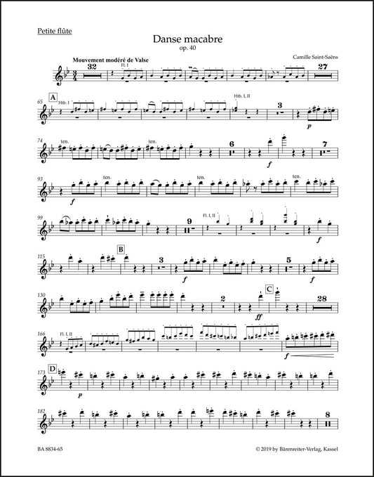 サン=サーンス：死の舞踏 op. 40