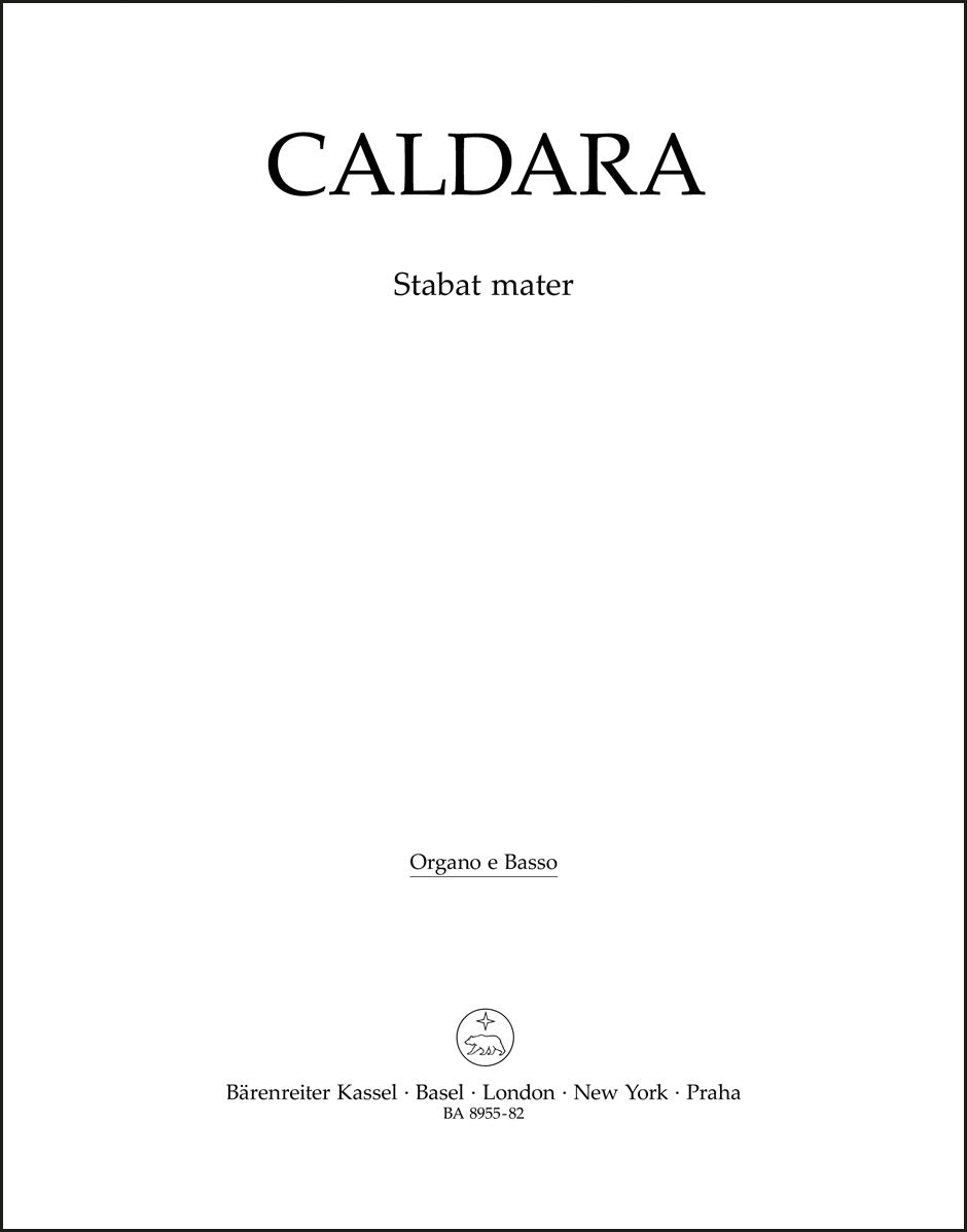 カルダーラ：スターバト・マーテル（チェロパート譜）